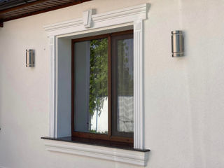 Izolarea exterioară cu polistiren,vata minerala și Decorarea fațadelor cu elemente decorative 3D foto 6