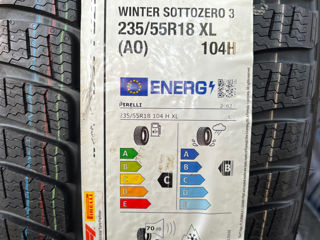 2 шины/ 2 anvelope  235/55 R18 Pirelli WinterSottozero 3/ Доставка, livrare toata Moldova 2024 foto 2