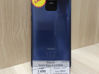 Xiaomi Redmi Note 9  4/128Gb 1690lei