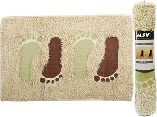 Коврик Для Ванной Комнаты 40X60Cm Msv "Step" Коричнев, Хлопо
