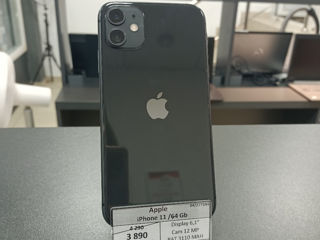 Apple iPhone 11 /64 Gb- 3890 lei