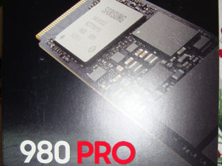 SSD SAMSUNG 980 PRO PCle 4.0 NVMe M2, 250 GB, 7000 Mb/s, NOU, sigilat – 900 lei