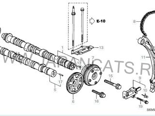 Распредвал Honda Accord/CR-V 2.0/2.4 foto 3