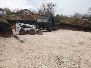 Servicii bobcat excavator buldoexcavator demolare evacuare nisip curățirea terenului kamaz nisip pgs foto 7