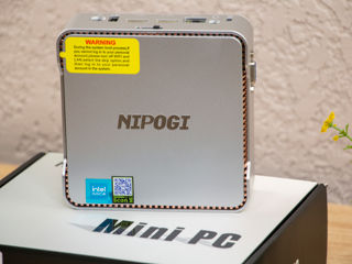 Новый MiniPc Nipogi/ Intel J4125/ 12Gb Ram/ 256GB SSD/ WiFi!!