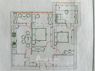 Apartament cu 2 camere, 67 m², Ciocana, Chișinău foto 5