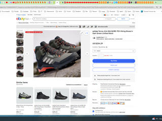 Новые кроссовки Adidas TERREX AX4 MID GTX . foto 7