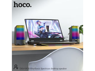 Difuzor desktop Hoco DS14 RGB Rhythmic Spectrum foto 7