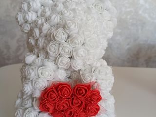 Мишка из роз, оригинальный подарок для девушки ! Ursulet din roze foto 1