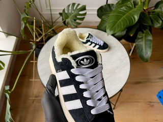 Adidas Campus Black cu blana / с мехом foto 3