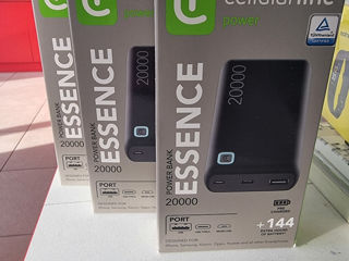 Новые в упаковке :  PowerBank CellularLine  20000 Mha foto 2