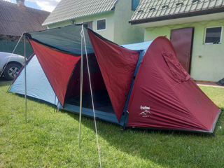2слойная 3-4 местная  палатка на два входа, привезенная из Германии в хорошем состоянии. foto 7