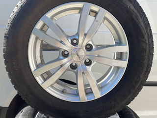 Jante 5x114.3 cu anvelope Goodyear 215x65 r16 foto 2