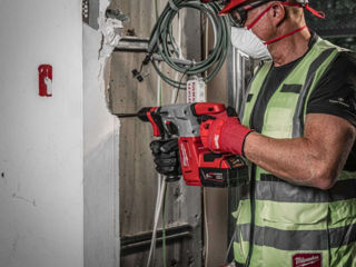 New ciocan rotopercutor / аккумуляторный перфоратор  sds-plus milwaukee m18blhx100p-502p fuel foto 11