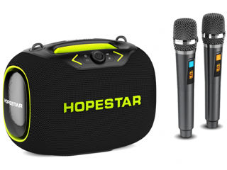 *New2024! Hopestar Party130/Party Box 120W! Мощный звук и басс + крутая подсветка + 2 микрофона!