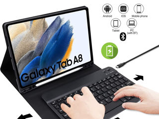 Husă cu tastatură pentru Samsung Galaxy Tab A8 2022 10.5 inch foto 5