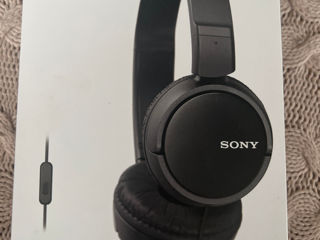 Casti Sony MDR-ZX110APB, Cu Fir, On-Ear, Microfon, negru