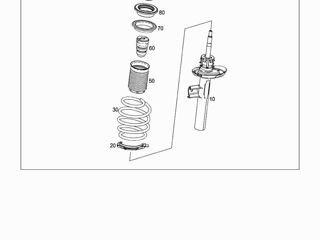 A2473230020 Опора переднего амортизатора Mercedes-Benz W177 2018- foto 4