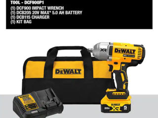 Ударный гайкаверт Dewalt DCF900P1 foto 2