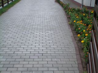 Aranjarea pavajului  укладка тротуарной плитки
