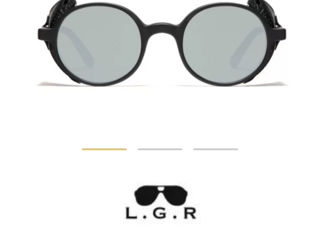 Оригенал. L. G. R. Runion Flap очки с кожаным вставками foto 2