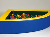 Сухой бассейн с разноцветными шариками, мягкие игровые элементы foto 6