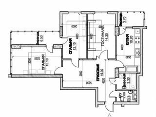 Apartament cu 3 camere, 92 m², Ciocana, Chișinău foto 3