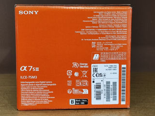 Sony 7S III Body Nou! Sigilat! foto 2