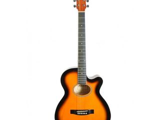 Chitara acustica  flame mjg 100c bs foto 1