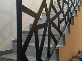 Balustrade din metal, fier forjat si inox foto 2