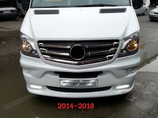 Sprinter W906 bumper fata/spate, praguri, spoiler, sun visor, oglinda, chrome, acoperire chrome foto 9