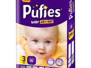 Pufies Scutece Baby Artdry Midi 3, 4-9 Kg, 66 Buc. foto 1