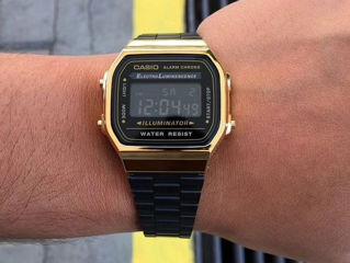 Ceas de mană CASIO VINTAGE A-168WEGB-1B . 2 Ani Garantie ! Livrare in toata Moldova foto 2