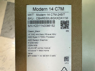 Laptop MSi Modern 14 C7M