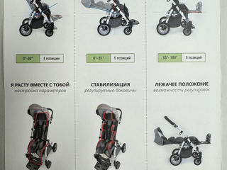 Scaune  коляски MYwam pentru copii  cu paralizie cerebrală foto 8