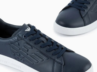 Armani Classic Sneakers, Natural Leather, New foto 2