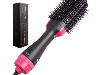 Фен щетка расческа 4 в 1-One Step Hair Dryer & Styler Brush Salon Style foto 5