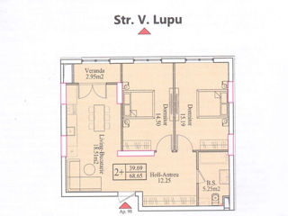 Se vinde Apartament  Or. Ungheni, str. Vasile Lupu  foto 7