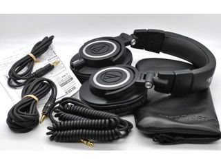 Căștile Audio-Technica ATH-M50X sunt potrivite pentru utilizare în studio și acasă. foto 4