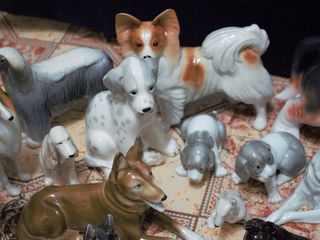 Колекция фарфоровых собак foto 4