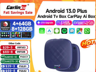 CarLinkKit CarPlay Ai TVBox Plus Android 13 foto 3