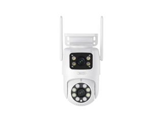 XO CR06 Star 400 W Pixeli cu ecran dublu Cameră dom pentru exterior (WiFi 2.4G fără fir + Bluetooth foto 2