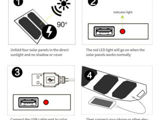 Солнечная панель с 6-отсеками=USB=port для зарядки телефонов+беспроводная зарядка для Power-Bank= foto 8