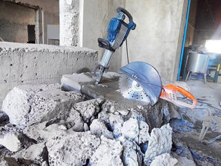 Разрушения бетона вырубка бетона бетоновырубка алмазное резка бетона алмазное сверления отверстий