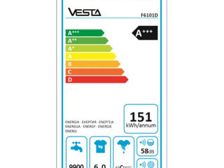 Maşina De Spălat Rufe Vesta F6101D - livrare / credit / agroteh foto 2