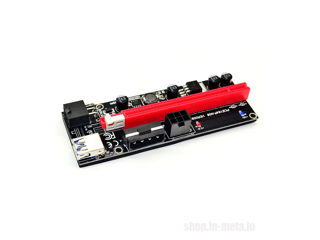 ID-132: Ver 009S 2x6pin, 1xMolex, PCI-E 1X to 16X LER USB 3.0