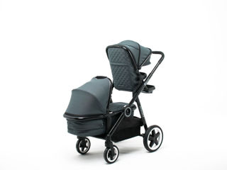 Продам детскую коляску Babyzz Dynasty  Grey для двойни или для погодок. foto 2