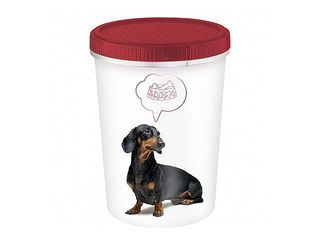 Container Pentru Hrana Lucky Pet 1.6L, Ciini, Bordo