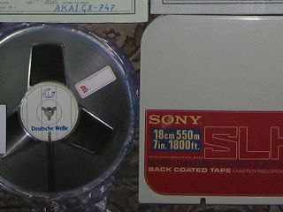 Бобины "SONY SLH-7-550-BL", "Deutsche Welle", "Shamrock" (США), "Свема". foto 2