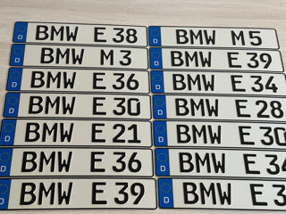 Номерные знаки BMW Germany BMW M3 ,M5,e34,e36,e28,e30,e21,e39,e38 и др.
